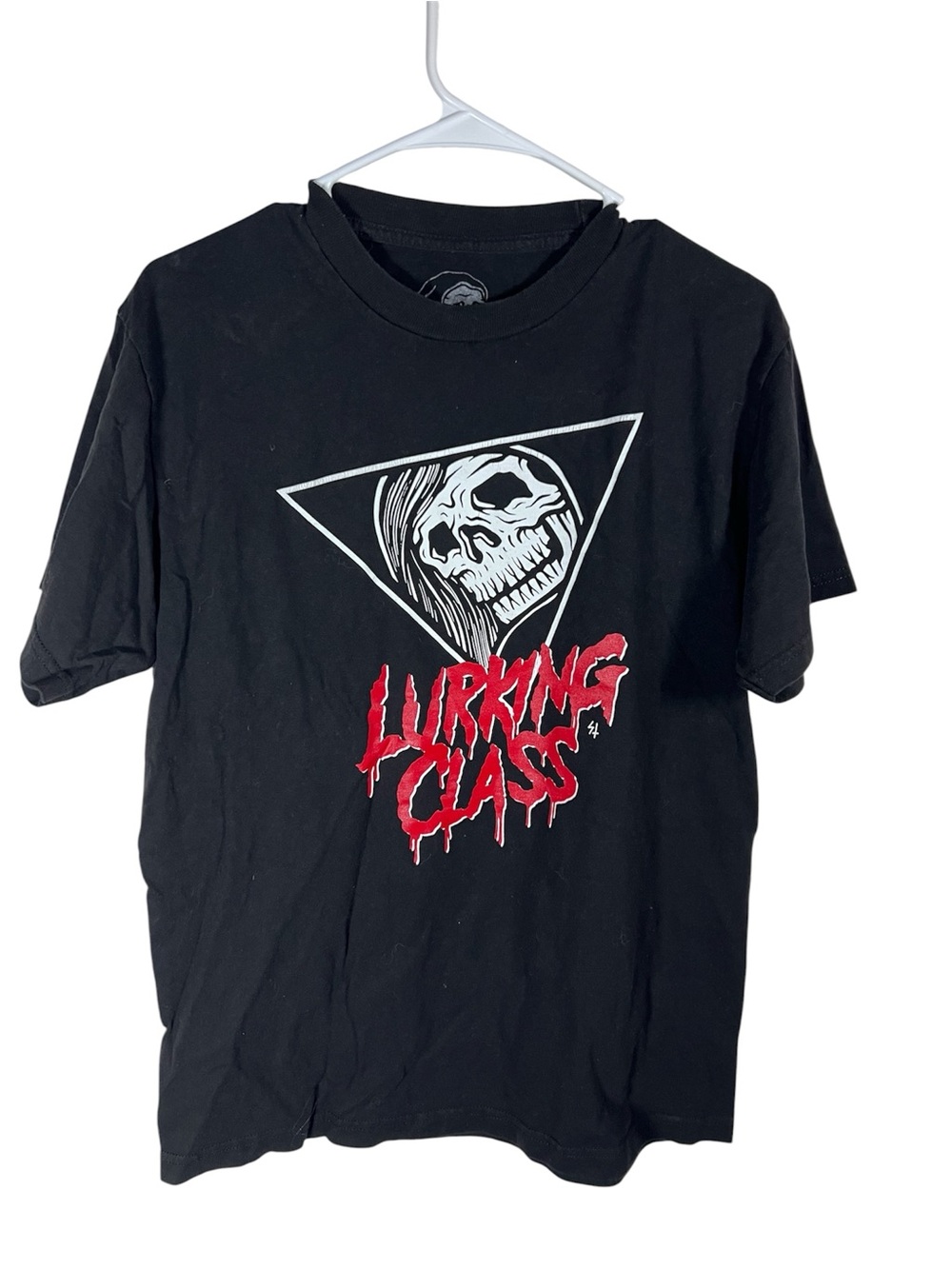Lurking Class Black Graphic Skull Tee Size  M